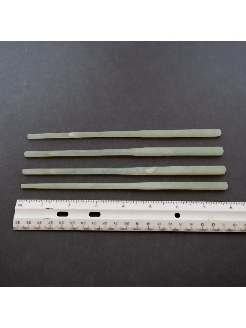 Vintage jade chopsticks